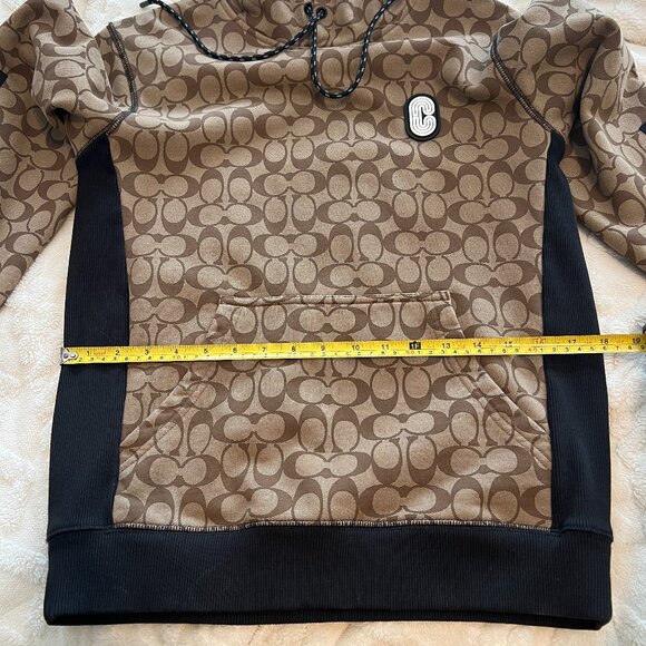 Authentic Signature Coach Hoodie Tan & Black - Picture 4 of 12